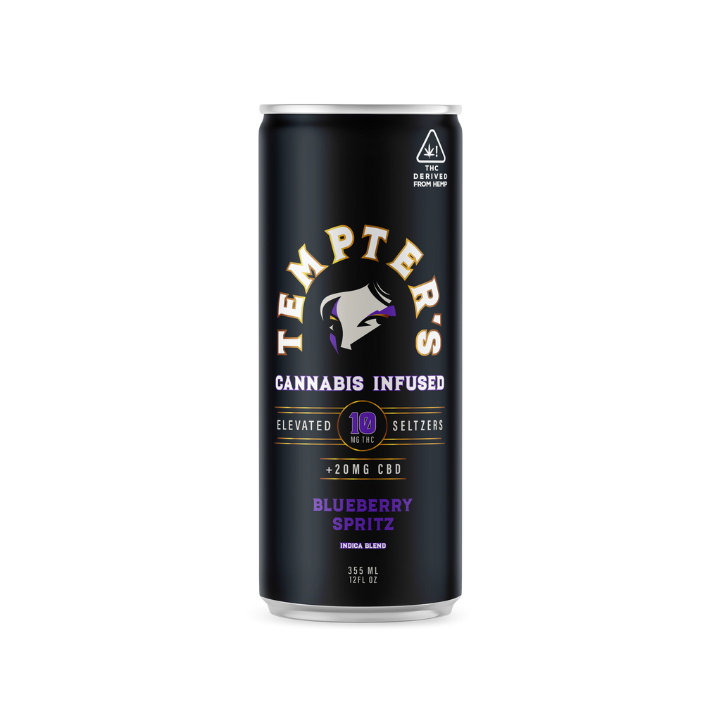 Shop Tempter's Blueberry Spritz • Cannabis Infused Seltzer (4-Pack Shop Tempter's Blueberry Spritz • Cannabis Infused Seltzer (4-Pack